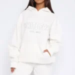 Missed Flights Oversized Hoodie White
