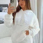 Missed Flights Oversized Hoodie White